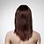 cheap Hair Extensions and Hairpieces-Capless Long 100% Human Hair Brown Straight Hair Wig 5 Colors To Choose