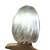 abordables Pelucas sintéticas de moda-sin tapón sintético de alta calidad midlong hermosa peluca blanca