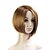 cheap Synthetic Wigs-Capless Bob Style 100% Japanese Kanekalon Fiber Light Brown Straight Hair Wig