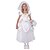abordables Déguisements de Carnaval-Robe de mariée blanche pour enfant