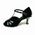 cheap Dance Shoes-Women‘s Dance Shoes Latin/Ballroom Velvet/Sparkling Glitter Stiletto Heel Black
