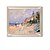 voordelige Beroemde schilderijen-ingelijste handgeschilderde olieverfschilderijen van de promenade in Trouville van Claude Monet met gestrekte kader