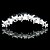 זול כיסוי ראש לחתונה-Gorgeous Alloy With Cubic Zirconia Wedding Tiara