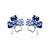 cheap Earrings-High Quality Alloy And Crystal With Platinum Plated Earrings More Colors Available