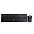 cheap Mice &amp; Keyboards-Rapoo E9060 Wireless Ultra-Slim 101-Key Keyboard and Mouse (Black)