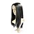 お買い得  合成レースウィッグ-Lace Front Long Mixed Hair Black Straight Hair Wig