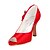 cheap Women&#039;s Heels-Women&#039;s Spring / Summer / Fall / Winter Heels / Peep Toe Satin / Stretch Satin Wedding Stiletto Heel Rhinestone / FlowerBlack / Pink /