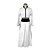 abordables Déguisements de manga-Inspiré par Cosplay Cosplay Manga Costumes de Cosplay Japonais Costumes de Cosplay Kimono Mosaïque Manches Longues Manteau Ceinture Pantalon Hakama Pour Homme