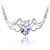 cheap Necklaces-&quot;Love&quot; Winged Crystal Heart Necklace (More Colors)