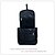 billige Rejsetasker-kvinders sorte bærbar skoletaske (24 * 25 * 11.5cm)
