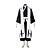 billiga Animekostymer-Inspirerad av Cosplay Cosplay Animé Cosplay-kostymer Japanska cosplay Suits / Kimono Lappverk Långärmad Väst / Skärp / Kimono Kappa Till Herr / Dam