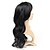 cheap Synthetic Trendy Wigs-Synthetic Wig Curly / Wavy Style Layered Haircut Full Lace / Capless Wig Dark Black Dark Brown #9 Synthetic Hair 24 inch Women&#039;s Waterfall Dark Gray Wig Long Long