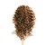 Χαμηλού Κόστους Συνθετικές Περούκες Δαντέλα-δαντέλα μπροστά μέσο μικτό καφέ μαλλιά περούκα σγουρά μαλλιά