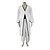 cheap Anime Costumes-Inspired by Cosplay Cosplay Anime Cosplay Costumes Cosplay Suits / Kimono Patchwork Long Sleeve Coat / Belt / Hakama pants For Men&#039;s