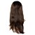 זול הארכות שיער ויחידות שיער-Lace Front Long Silky Straight 100% India Reme Hair Wig Multiple Colors Available