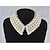 ieftine Coliere la Modă-Guler - Perle Vintage, Birou Crem Coliere Pentru