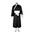 olcso Anime kosztümök-Ihlette Szerepjáték Szerepjáték Anime Szerepjáték jelmezek Japán Cosplay ruhák Kimono Kollázs Hosszú ujj Öv Kimono kabát Hakama nadrágok Kompatibilitás Férfi Női