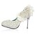 baratos Sapatos de mulher-ultra luxuoso couro salto agulha superior fechada dedo do pé com a imitação do casamento da pérola / sapatas do partido (1181-1001-2)