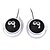 cheap Headphones &amp; Earphones-3.5mm Stereo QQ expression Headphones(Black)