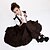 levne Šaty Lolita-Klasická Lolita Šaty Střední délka Bavlna Šaty Příslušenství Lolita