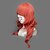 abordables Halloweeni parukad-Pelucas de Cosplay Final Fantasy Lightning Rojo Mediano Anime/Videojuego Pelucas de Cosplay 65 CM Fibra resistente al calor Mujer