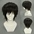 cheap Carnival Wigs-Blue Exorcist Juzo Shima Cosplay Wigs Men&#039;s 12 inch Heat Resistant Fiber Anime Wig