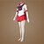 voordelige Anime kostuums-geinspireerd door Sailor Moon Sailor Mars Anime Cosplaykostuums Japans Cosplay Kostuums Patchwork Top Voor Heren Dames