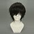 billige Halloween Wigs-Blå Eksorsist Juzo Shima Cosplay-parykker Herre 12 tommers Varmeresistent Fiber Anime Wig / Parykker / Parykker