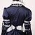 preiswerte Historische &amp; Vintage-Kostüme-Rokoko Viktorianisch 18. Jahrhundert Urlaubskleid Kleid Party Kostüme Maskerade Damen Reine Farbe Kostüm Tintenblau Vintage Cosplay Langarm Normallänge