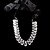 cheap Necklaces-Crystal With Ribbon Tie Collar Necklace