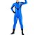 billige Zentai-sæt-Zentai Dragt Huddrag Ninja Voksne Lycra Cosplay Kostumer Herre Dame Blå Ensfarvet Halloween / Høj Elasticitet