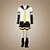 economico Costumi videogiochi-Ispirato da Vocaloid Kagamine Len Video gioco Costumi Cosplay Abiti Cosplay Collage Manica corta Top Maniche Cintura costumi / Raso