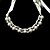 billiga Halsband-imitation pärla och strass med band bröllop brud halsband