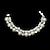 billiga Halsband-imitation pärla och strass med band bröllop brud halsband