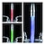 billige Spraykran-syv farger temperaturkontrollsensor led kranlampe
