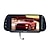 abordables Moniteur Voiture-7 pouces voiture rétroviseur TFT-LCD (MP5, Bluetooth, transmetteur FM, USB / SD)