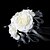 ieftine Flori de Nuntă-Flori de Nuntă Buchete Nuntă Cristal Satin 8.66&quot;(Approx.22cm)