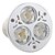 abordables Bombillas-e27 3w 240-270lm 3000-3500K luz blanca cálida bombilla LED punto (85-265v)