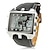 お買い得  腕時計-ストップウォッチ機能付 ダブルムーブメント 多機能 スポーツ腕時計