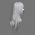 abordables Perruques Halloween-Final Fantasy Yazoo Perruques de Cosplay Homme 25 pouce Fibre résistante à la chaleur Perruque Anime