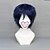 billiga Halloween Wigs-Blue Exorcist Rin Okumura Herr 12 tum Värmebeständigt Fiber Purpur Animé Cosplay-peruker