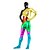 preiswerte Zentai Kostüme-Zentai Anzüge Ninja Zentai Kostüme Cosplay Kostüme Druck / Patchwork Gymnastikanzug / Einteiler / Zentai Kostüme Elasthan Unisex Halloween / Hochelastisch