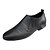 cheap Dance Shoes-Men&#039;s Modern Shoes / Ballroom Shoes Leather Loafer Non Customizable Dance Shoes Black / Black