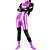 זול Roupas Zentai-Shiny Zentai Suits Skin Suit Ninja Adults&#039; Spandex Cosplay Costumes Sex Women&#039;s Print Patchwork Halloween / Leotard / Onesie / Catsuit