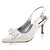 cheap Women&#039;s Shoes-Top Quality Satin Upper Mid Heel Pumps With Bowknot Wedding Shoes/ Bridal Shoes