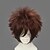 billige Halloween Wigs-Naruto Gaara Cosplay-parykker Herre 12 tommers Varmeresistent Fiber Anime Wig / Parykker / Parykker