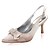 cheap Women&#039;s Shoes-Top Quality Satin Upper Mid Heel Pumps With Bowknot Wedding Shoes/ Bridal Shoes