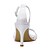 cheap Women&#039;s Sandals-Satin Upper High Heel Sandals With Rhinestone Wedding Bridal Shoes