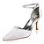 cheap Women&#039;s Heels-Women&#039;s Shoes Satin Spring / Summer / Fall Stiletto Heel White / Black / Ivory / Wedding