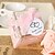 זול קופסאות למתנות ומזכרות-Personalized Lovely Pink Bear Favor Box (Set of 24)